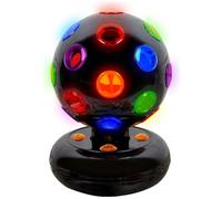 GLOBAL GIZMOS 45860 5" LED Disco Ball - Black