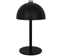 GLOBAL GIZMOS 48029 Rechargeable LED Mushroom Table Lamp - Black