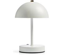 GLOBAL GIZMOS 48079 Rechargeable LED Mushroom Table Lamp - White