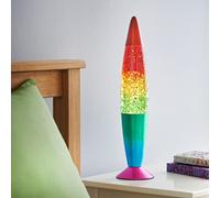 Global Gizmos 16" Rainbow Glitter Lamp