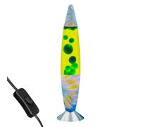 Global Gizmos 49019 Tie Dye Lava Lamp/Vibrant Pattern Base/Retro Nostalgia/Relaxing Mood Light / 16 Inch Height