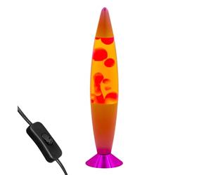 Global Gizmos 49029 Pink Ombre Lava Lamp/Sunset Pattern Base/Retro Nostalgia/Relaxing Mood Light / 16 Inch Height