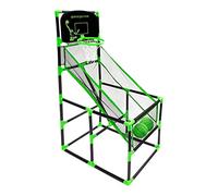 Global Gizmos 55629 Arcade Basketball Hoop/Indoor, Outdoor Use/Easy to Assemble / 2 Balls & Pump Included / 86cm x 46cm x 139cm