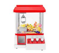 Global Gizmos 55739 Candy Grabber/Battery Operated Kids Game/Retro Arcade Attraction/Novelty Sweets Dispenser/Coins Included