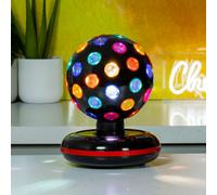 Global Gizmos 6" Black Rotating Disco Ball