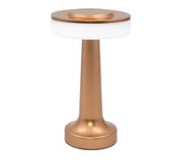 Global Gizmos 66339 LED Table Lamp/Battery Operated Bedside Lamp/Touch Operated Dimming/Warm White Light Colour / 20 x 12cm