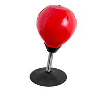 Global Gizmos Desktop Mini Punch Ball Stress Buster ~ Pump Included ~ Office, Home, Gift ~ Suction Bottom ~ 50440