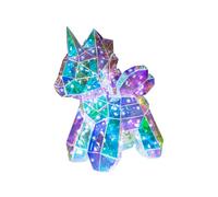 Global Gizmos Iridescent Unicorn Lights/White LED Light Colour/USB Powered/Bedside Night Light for Girls (20cm)