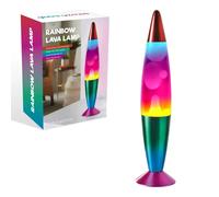 Global Gizmos Lava Lamp Rocket Rainbow Multicolour