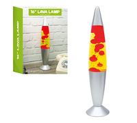 Global Gizmos 16" Lava Lamp - Yellow Liquid & Red Wax