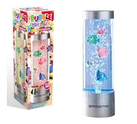 Global Gizmos 32cm Bubble Fish Lamp Colour Changing
