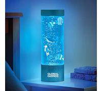 Global Gizmos Magical Bubble Lamps / 2 Styles/Ideal for Desks/Relaxing Bubbles / 7 Changing Light Colours/Atmospheric Mood Light/Scuba Diver Decoration