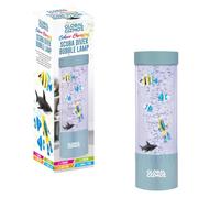 Global Gizmos Table Lamp Bubble Scuba Diver Multicolour/Blue