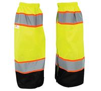 Global Glove GLO-G1- FrogWear HV- High-Visibility Mesh Polyester Leg Gaiters, Hi Vis Yellow/Green