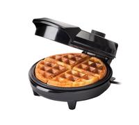 Global Gourmet - FULL SIZE American Waffle Maker Iron Machine 700W I Electric I Stainless Steel Mould I Non-Stick Coating I Recipes I Deep Cooking Plates I Adjustable Temperature Control - Black