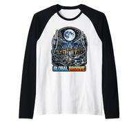 Global Groove DJ Cityscape Raglan Baseball Tee