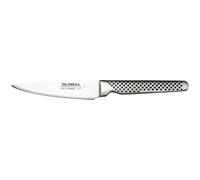 Global GSF Small Utility Knife 11cm Blade - Versatile Japanese Petty Knife for Chopping, Slicing, Cutting Meat & Vegetables - Extremely Durable All Stainless Steel Design