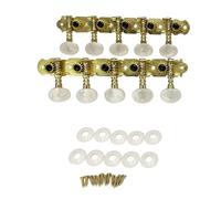 Global Guitar Pin Twist 5 Pin 10 String Open Back Plan for Auditory Classical Devices Metal Double Post String Winding Tool