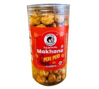 Global Harvests Peri Peri Makhana 90g | Roasted Foxnuts Snack with Spicy Peri Peri Flavour | Crunchy Lotus Seeds | Healthy Guilt-Free Snack