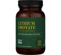 Global Healing Lithium Orotate 10mg Brain Health Supplement 60 Capsules