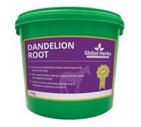 Global Herbs Dandelion Root for Horses - Equine Liver, Digestion & Metabolic Support - 1kg