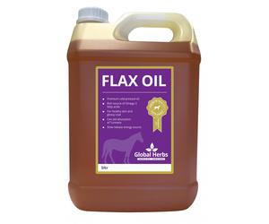 Global Herbs Flax Oil for Horses - 5 Litre