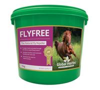 Global Herbs - Equine Powder - FlyFree for Horses - Internal Fly & Midge Support - 1kg Tub