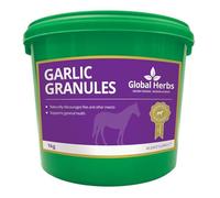 Global Herbs Garlic Granules for Horses Natural Fly Deterrent & Everyday Support 1kg