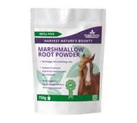 Global Herbs Marshmallow Root Powder Equine Digestive & Throat Comfort Support 750g Refill Pouch