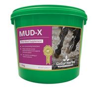 Global Herbs Mud-X Equine Mud Fever & Winter Skin Defence Support Powder 1kg