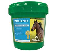 Global Herbs Powder PolleneX for Horses – Equine Seasonal Allergy & Pollen Support – 500g Tub