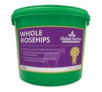 Global Herbs Whole Rosehip Treats for Horses - 1kg