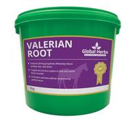 Global Herbs Valerian Root for Horses - Strong Calming Support, Cut Root - 1 kg
