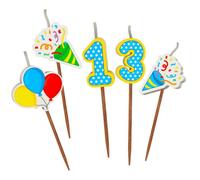 Global Journey Gifts Milestone 13Th Birthday Cake Candle Set