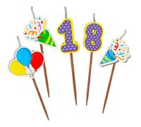 Global Journey Gifts Milestone 18Th Birthday Cake Candle Set