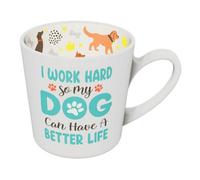 Global Journey Gifts Novelty Mug - Work Hard So My Dog