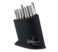 Global Knives by Michel Roux Jr 10 Piece Knife Block Set, Black