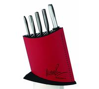 Global Knives by Michel Roux Jr 7 Piece Knife Block Set, Red