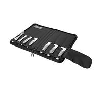 Global Knives G-666/KC 7 Piece Knife Set and Case, CROMOVA 18 Stainless Steel, G-666/KC