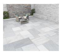 Global Landscaping FUSION PREMIUM - Sawn Edges Colour: Castle Grey, Pr FUSION PREMIUM - Sawn Edges