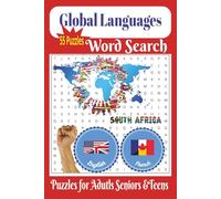 Global Languages: Word Searches with Easy to Read Print about Languages, Geography, Tribal Dialects and more | 6x9 inches, 110 pages | 55 Puzzles... Gift for Vacations, Linguaphiles, and Polyglots.