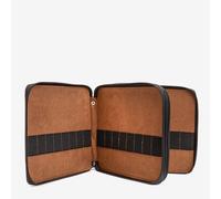 Global Art Materials 48 Leather Pencil Case 96 Antique Brown Finish