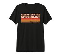 Global Logistics Specialist Retro Sunrise Premium T-Shirt