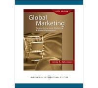 Global Marketing: Foreign Entry, Local Marketing, and Global Management