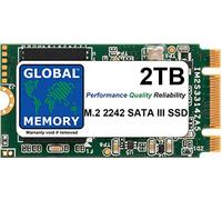 GLOBAL MEMORY 2TB M.2 2242 NGFF SATA 3 WWAN SOLID STATE DRIVE (SSD) FOR LENOVO THINKPAD X240 X250 X270 T440 T440S T450 T450S T460P T470 T470S