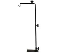 Global Pet Reptile Lamp Holder Stand Fixed Bracket Hanging Heat Lamp with Adjustable Metal Basking Reptile Light Fixture Hanger for Glass Terrarium Vivarium Habitat Cage