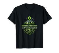 Global Position Extremely Rooted Local Pride Badge T-Shirt