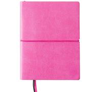 Global Printed Products Global Printed Products 4.25 by 5.75 in Pocket Journal Notebook with Elastic Closure, Pink/Black