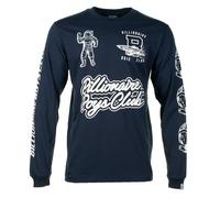 Global Regatta Multi Print Long Sleeve T shirt Navy, Large