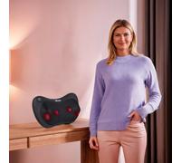 GLOBAL RELAX® | TENZO Shiatsu Massager Cushion I Kneading I Shoulders & Back Massage | Infrared I Thermotherapy | Electric Pillow I Muscle Pain Relief I Use at Home or Work